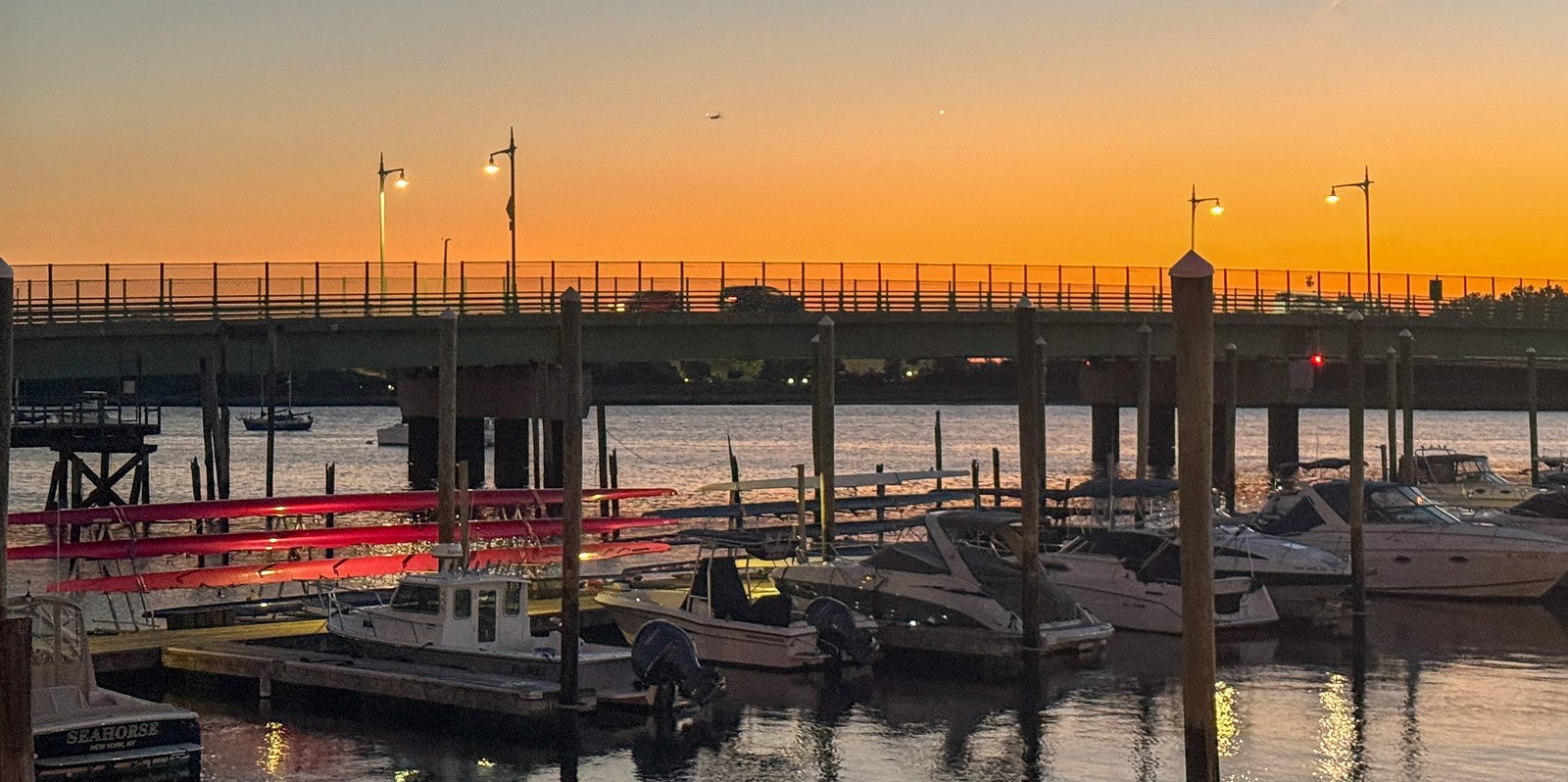 The dock at dawn