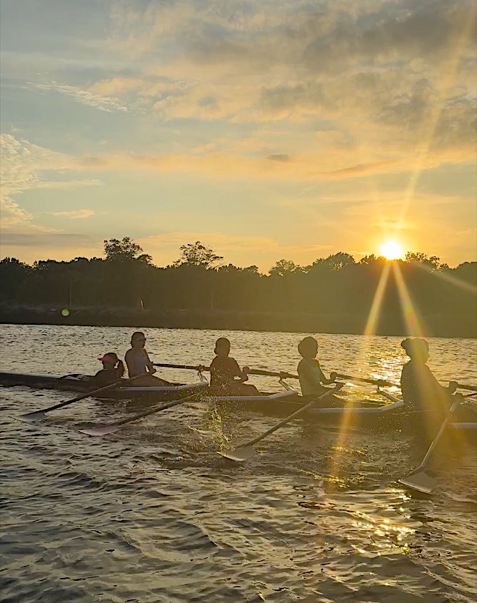 A quad at sunset